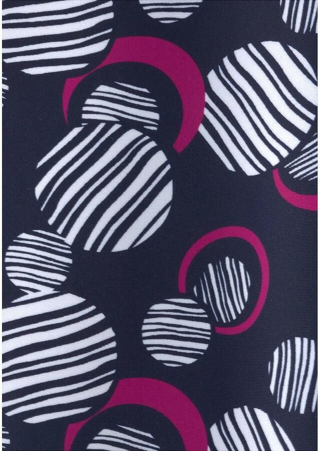 Lascana Zwemjurk met modieuze cirkels en modellerend effect - Foto 3