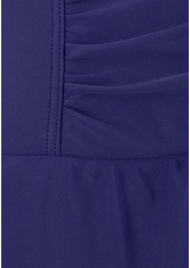 Lascana Zwemjurk met modieuze plooien en modellerend effect