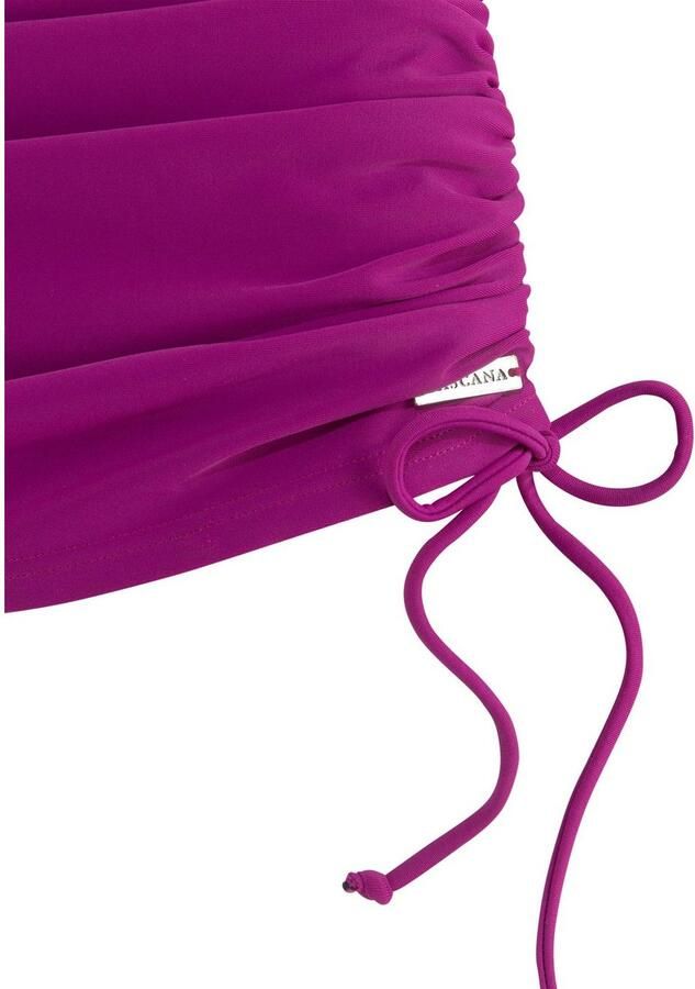 Lascana Zwemrok met aanrimpeling opzij - Foto 2