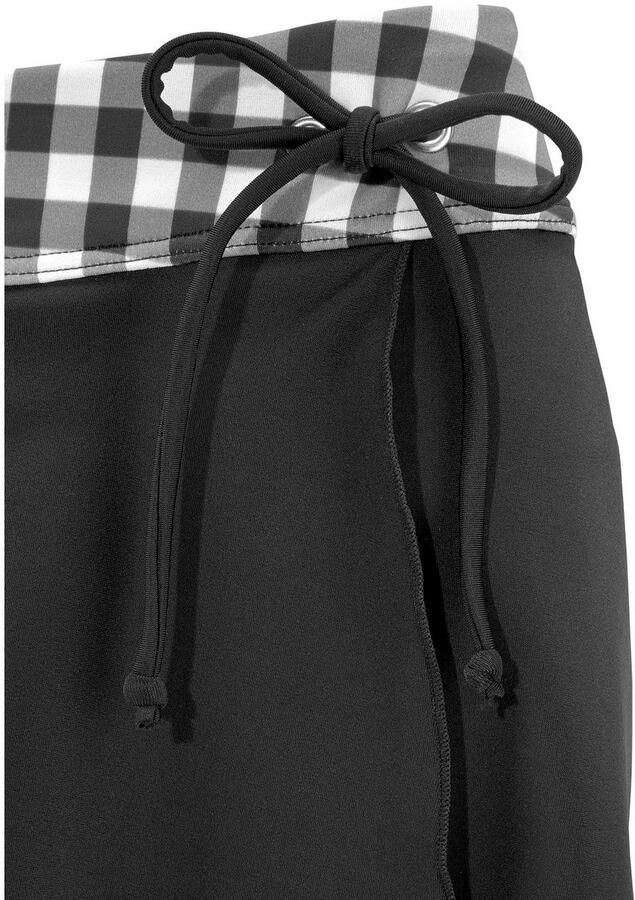 Lascana Zwemrok met geïntegreerd bikinibroekje en geruite boord - Foto 2