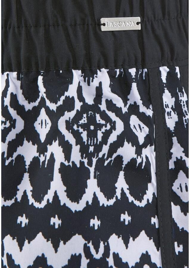 Lascana Zwemshort contrastrijke all-over print