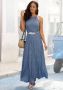 Lascana Maxi-jurk met all-over print luchtige zomerjurk strandjurk - Thumbnail 1