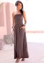 Lascana Maxi-jurk met smalle bovenkant en zakken off-the-shoulder zomerjurk basic - Thumbnail 1