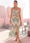 Lascana Midi-jurk met zomerse print en split zomerjurk strandjurk - Thumbnail 1