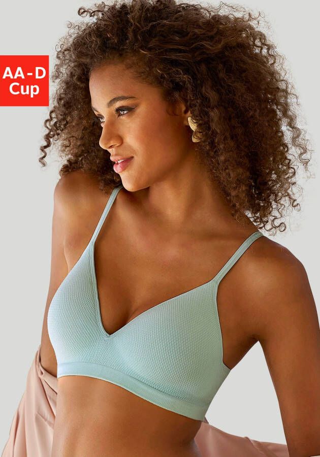 Lascana Push-up-bh COMFY BRA zonder beugels in zachte katoenen stof basic lingerie - Foto 1