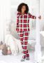 Lascana Pyjama met ruitprint (2-delig Incl. slaapmasker) - Thumbnail 1