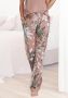Lascana Pyjamabroek met bloemenprint - Thumbnail 1