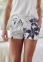 Lascana Pyjamashort met bloemenprint - Thumbnail 1