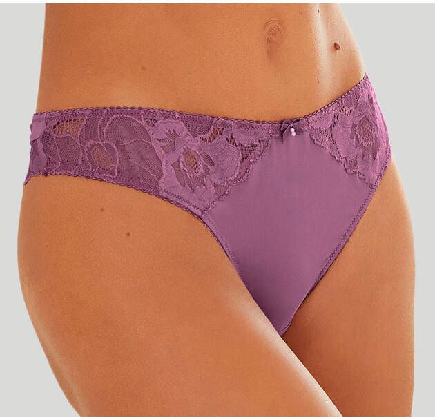 Lascana Slip Mably met mooie kanten inzetten