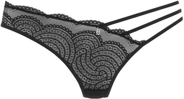 Lascana String met gerecycled polyamide in het kant