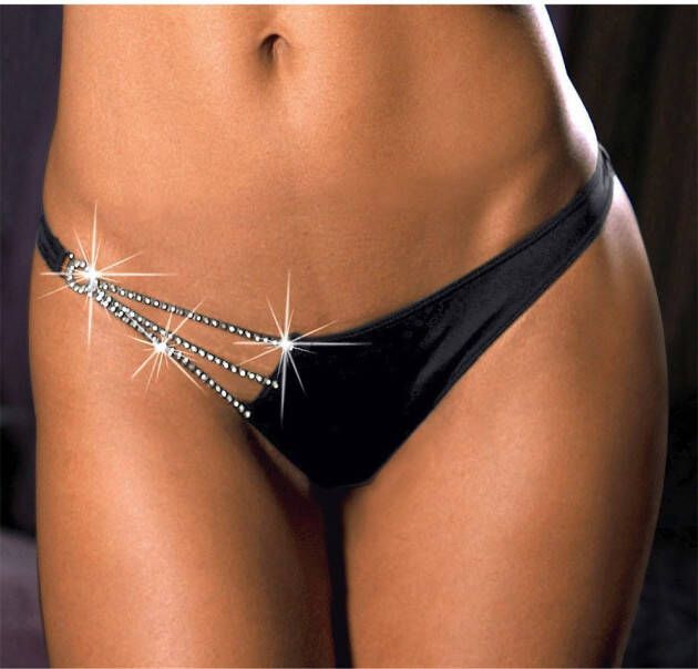 Lascana String met strasdetail