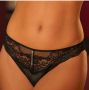 Lascana Tanga van stijlvol transparante kant met straselement - Thumbnail 2