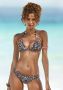 Lascana Triangel-bikinitop Lexa met schulprandjes - Thumbnail 1