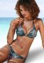 Lascana Triangel-bikinitop Reese met goudkleurige sierringen - Thumbnail 1
