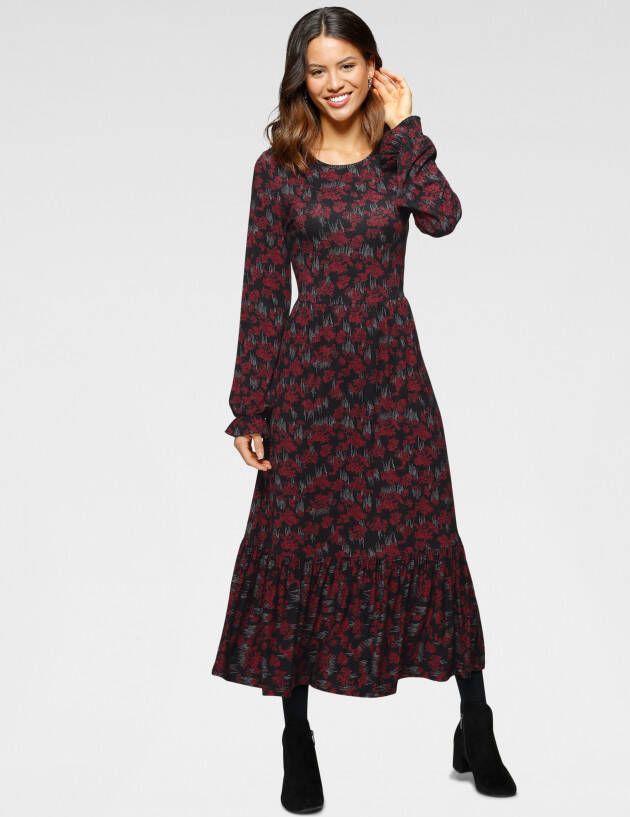 Laura Scott Jerseyjurk in midi-lengte