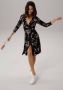 Laura Scott Zomerjurk figuurvolgende snit gebloemd ontwerp van single jersey - Thumbnail 1