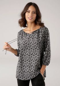 Laura Scott Lange blouse met een bindstrik nieuwe collectie