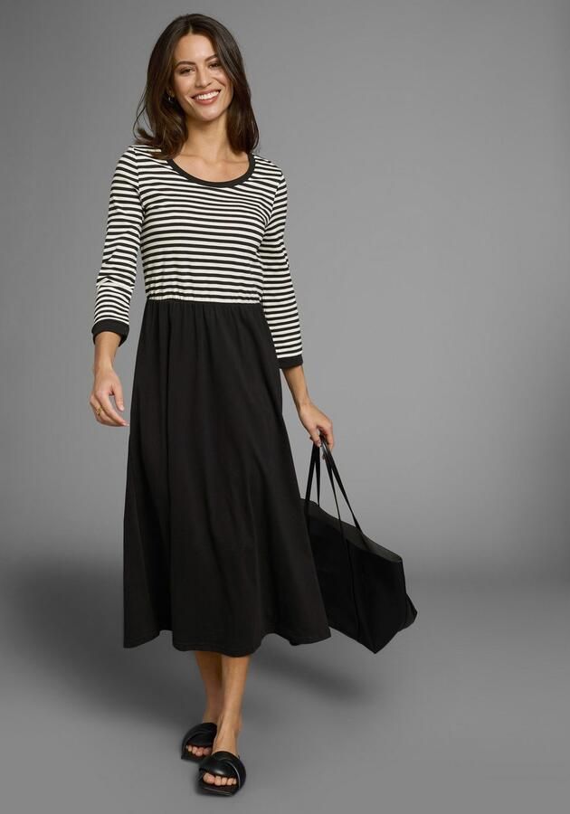 Laura Scott 2-in-1-jurk met streepdesign - Foto 2