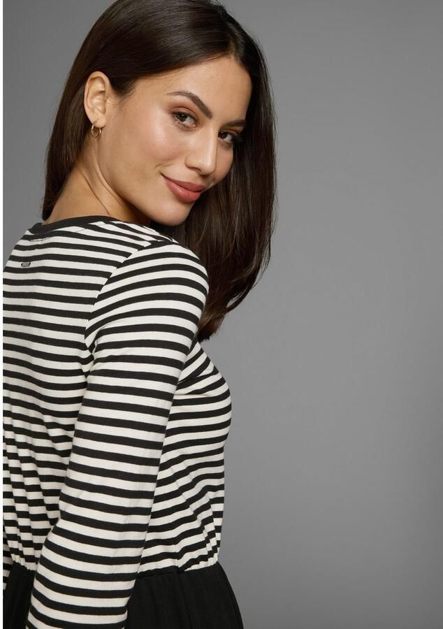 Laura Scott 2-in-1-jurk met streepdesign