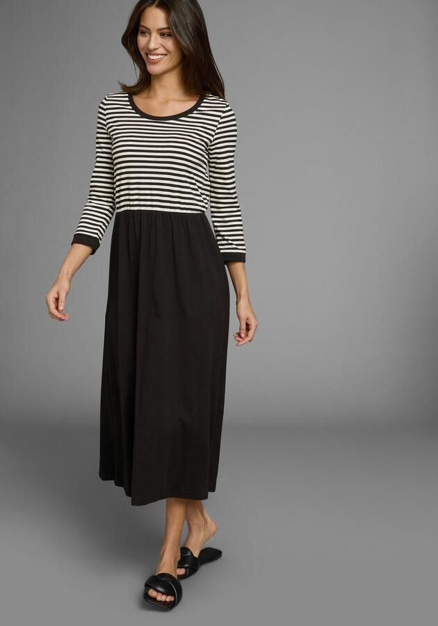 Laura Scott 2-in-1-jurk met streepdesign - Foto 4