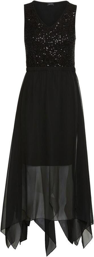 Laura Scott Avondjurk met pailletten in het bovenstuk cocktailjurk - Foto 5