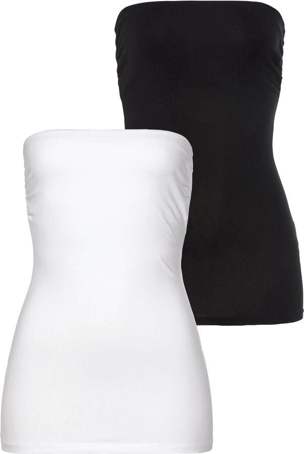 Laura Scott Bandeautop strapless en getailleerd (set 2-delig 2 stuks) - Foto 10