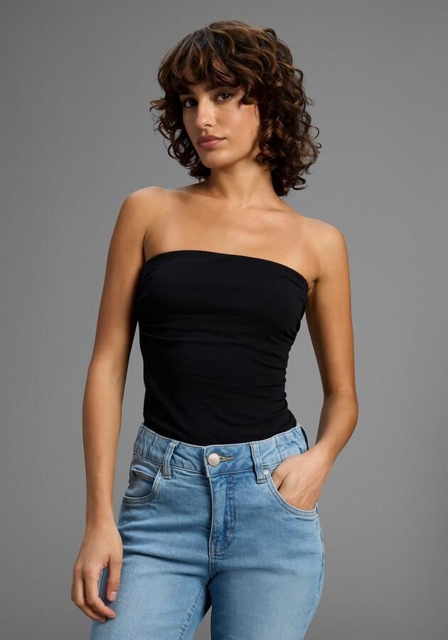 Laura Scott Bandeautop strapless en getailleerd (set 2-delig 2 stuks) - Foto 6