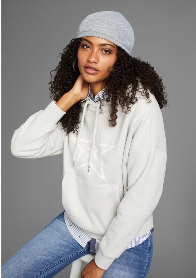 Laura Scott Beanie van zacht fijn breiwerk met modieuze rolrand nieuw - Foto 2