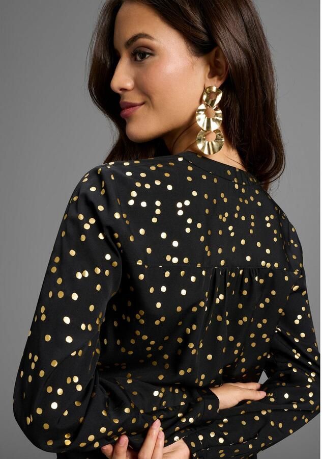 Laura Scott Blouse met lange mouwen met glitterprint - Foto 2