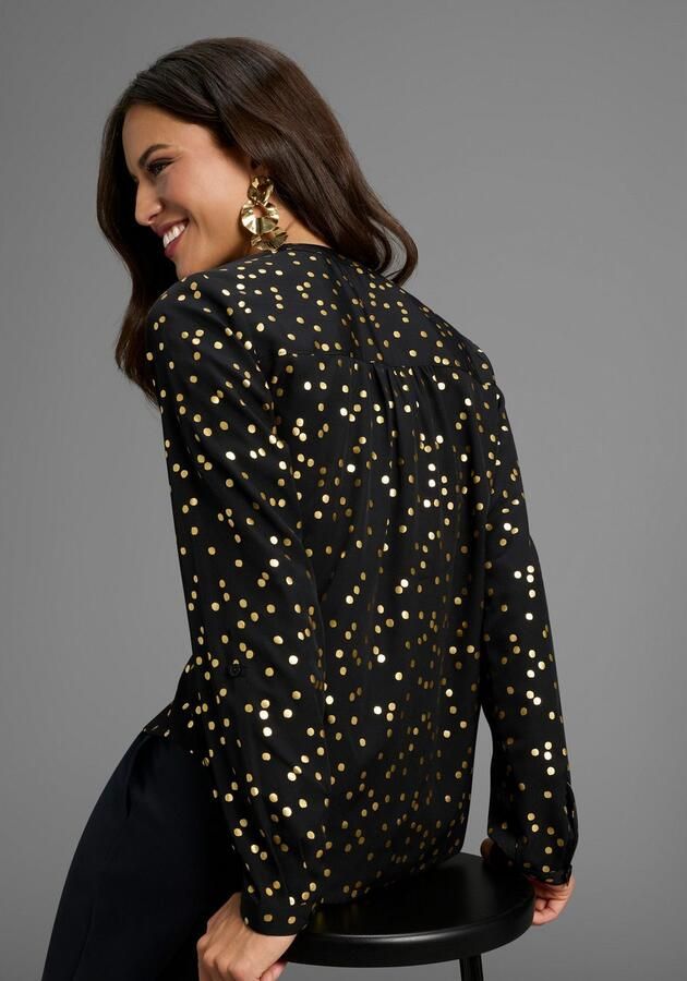 Laura Scott Blouse met lange mouwen met glitterprint - Foto 3