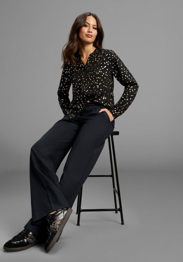 Laura Scott Blouse met lange mouwen met glitterprint - Foto 5