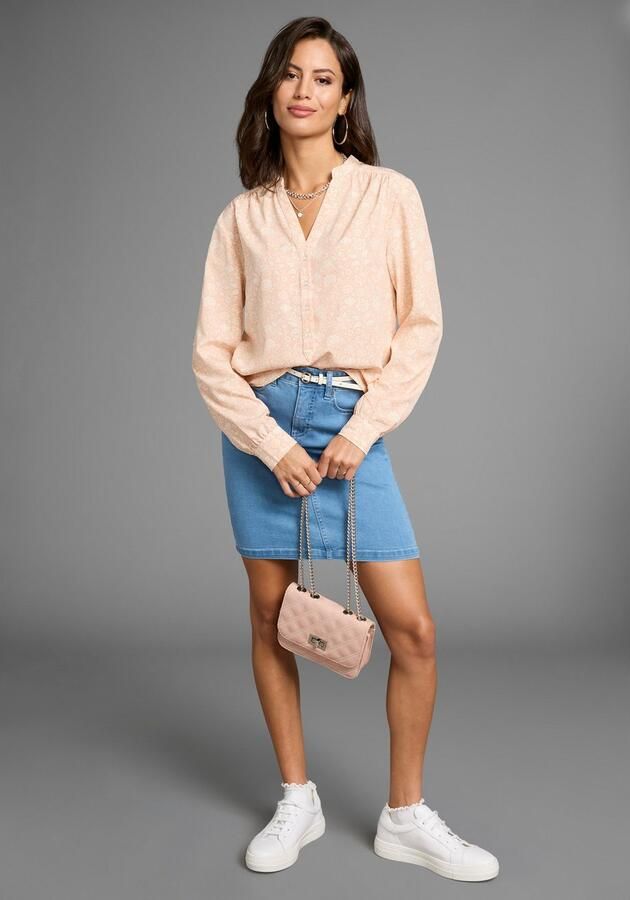 Laura Scott Blouse zonder sluiting met oprolbare mouwen - Foto 5