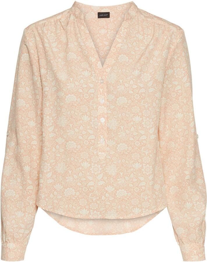 Laura Scott Blouse zonder sluiting met oprolbare mouwen - Foto 2