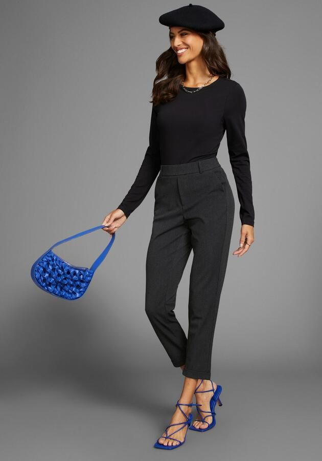 Laura Scott Body met lange mouwen Lange mouwen getailleerd ronde hals NIEUWE KLEUREN - Foto 4