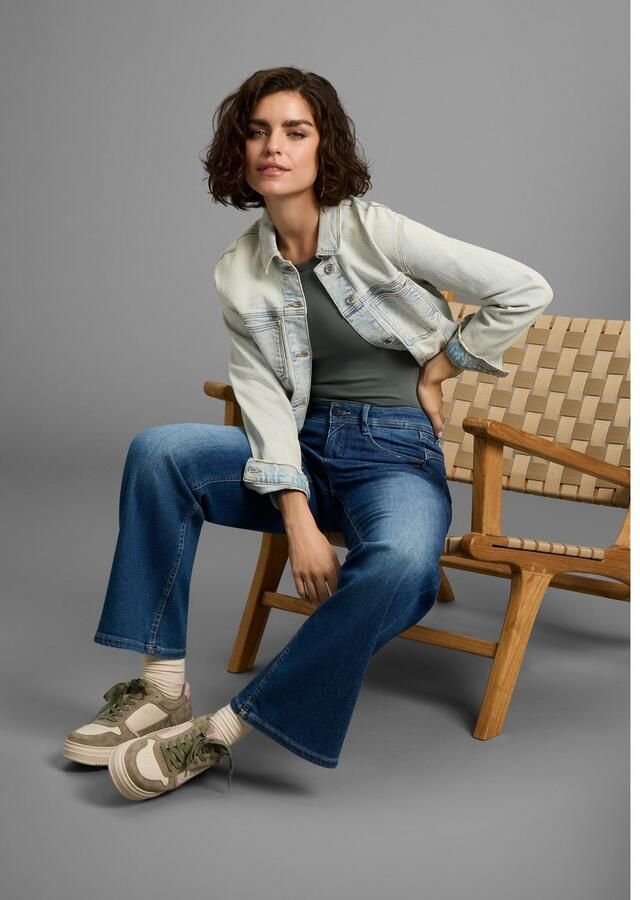 Laura Scott Body met lange mouwen Lange mouwen getailleerd ronde hals NIEUWE KLEUREN - Foto 2