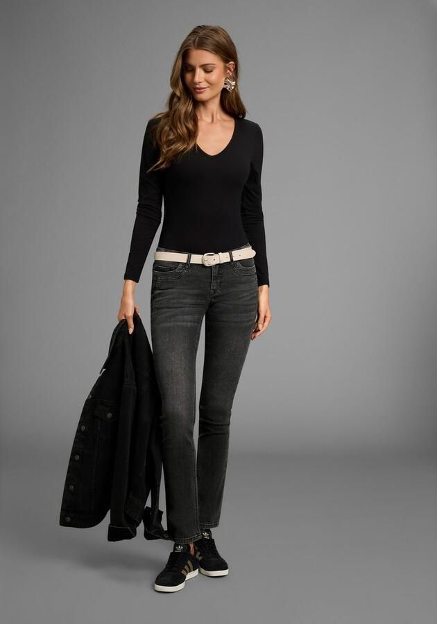 Laura Scott Body met lange mouwen Met een diepe V-hals NIEUWE COLLECTIE - Foto 4