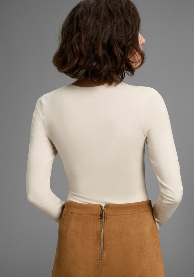 Laura Scott Body met lange mouwen met modieuze vierkante halslijn nieuwe collectie - Foto 4