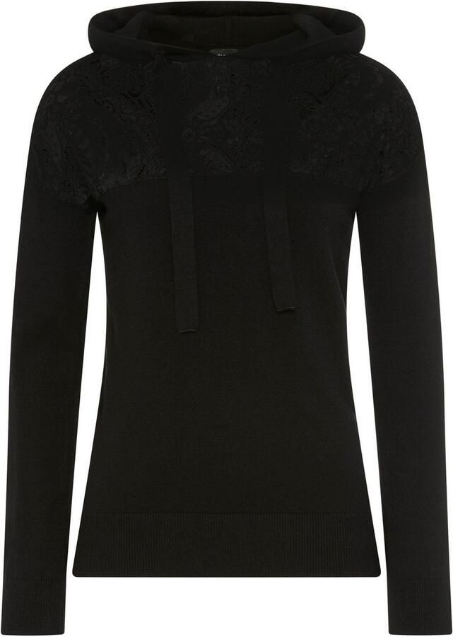 Laura Scott Capuchontrui zacht winterbreisel met vrouwelijke kanten inzet