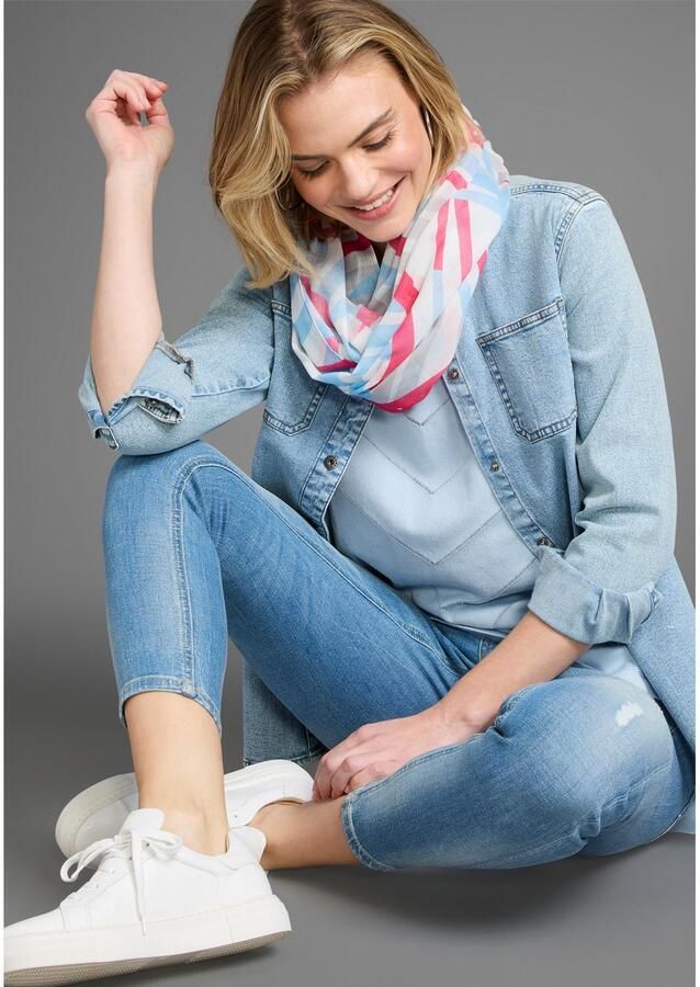 Laura Scott Colsjaal in maritieme look met strepen & tekst nieuw - Foto 6