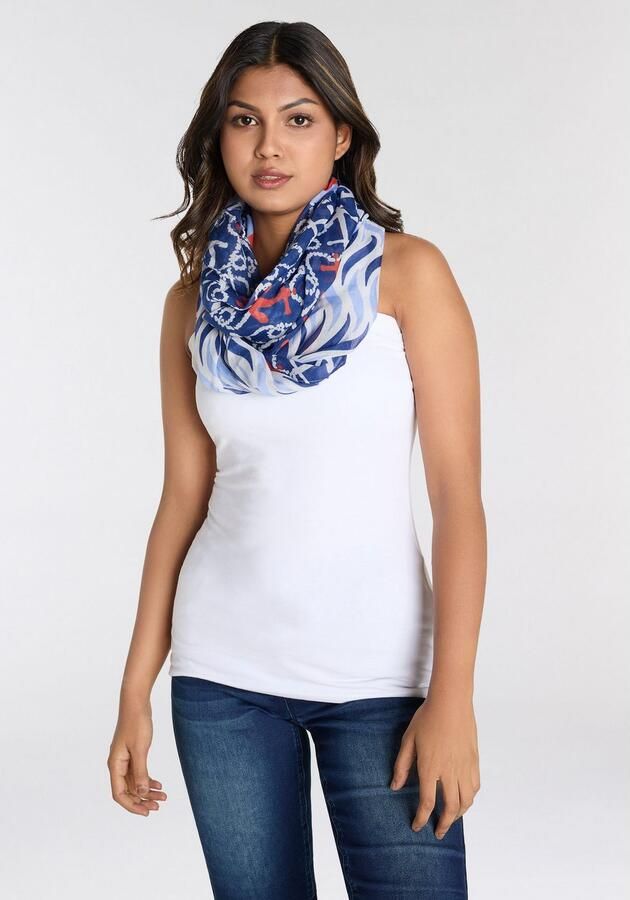 Laura Scott Colsjaal Zomer sjaal in maritiem ontwerp