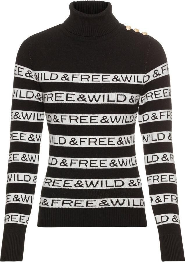 Laura Scott Coltrui met modieuze strepen en sierknopen