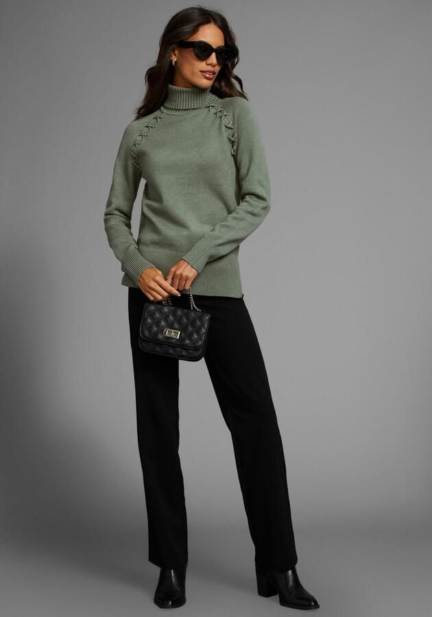 Laura Scott Coltrui met vlecht detail van zacht viscosebreisel - Foto 5