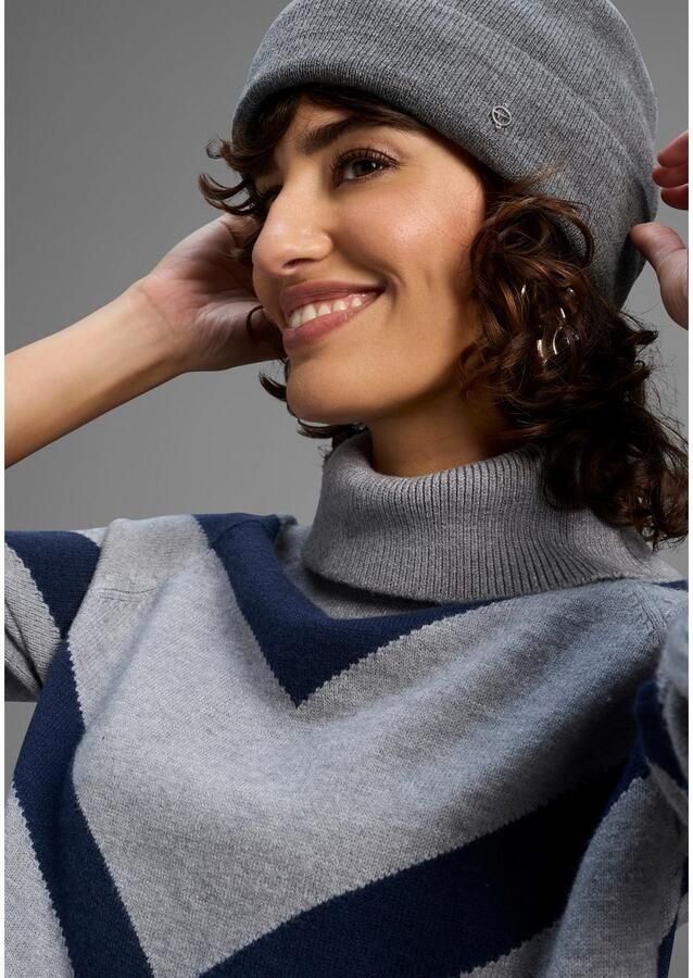 Laura Scott Coltrui zacht winterbreisel met casual streepjespatroon nieuwe collectie - Foto 2