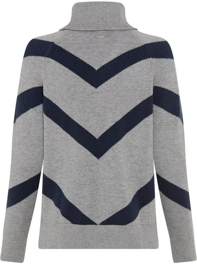 Laura Scott Coltrui zacht winterbreisel met casual streepjespatroon nieuwe collectie