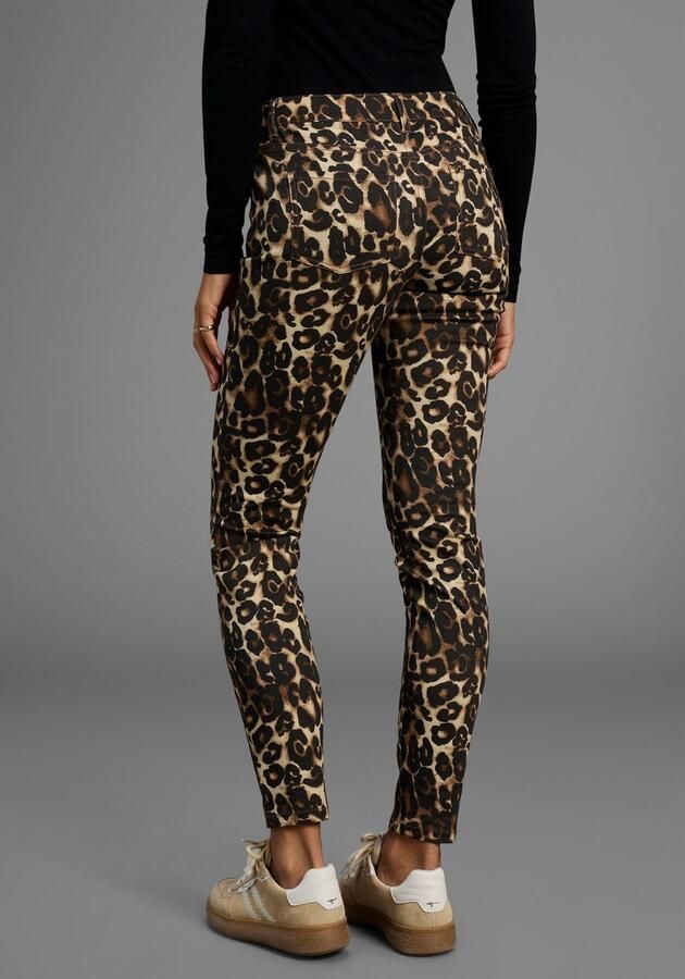 Laura Scott Five-pocketsbroek in modieuze leoprint - Foto 2