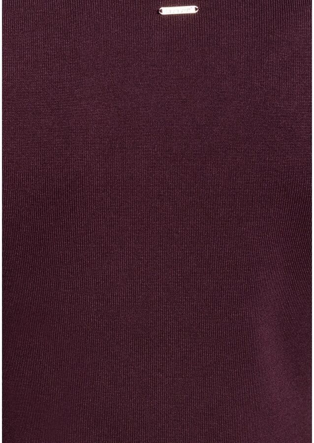 Laura Scott Gebreide jurk in midilengte met zijdelingse knopen