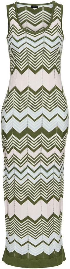 Laura Scott Gebreide jurk in modieus zigzagpatroon - Foto 7