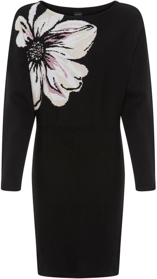 Laura Scott Gebreide jurk met geweldig bloembreipatroon nieuwe collectie - Foto 5