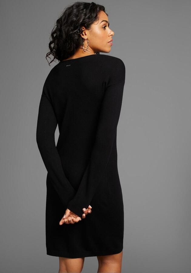 Laura Scott Gebreide jurk met modieus studdetail - Foto 3