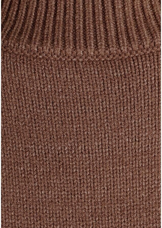 Laura Scott Gebreide jurk met opstaande kraag en decoratieve knopen - Foto 2